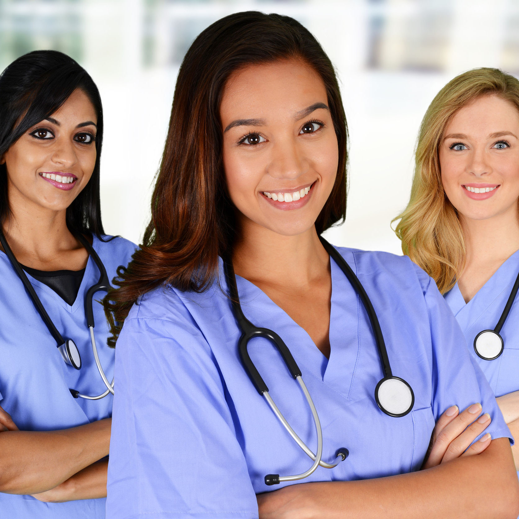 40567201 - group of nurses set in a hospital